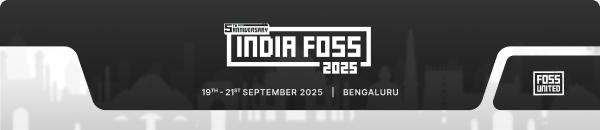 IndiaFOSS 2025 header